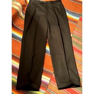 Samuelsohn custom Tailored for Andrisen Morton 100% Wool Pleated Trousers Pants